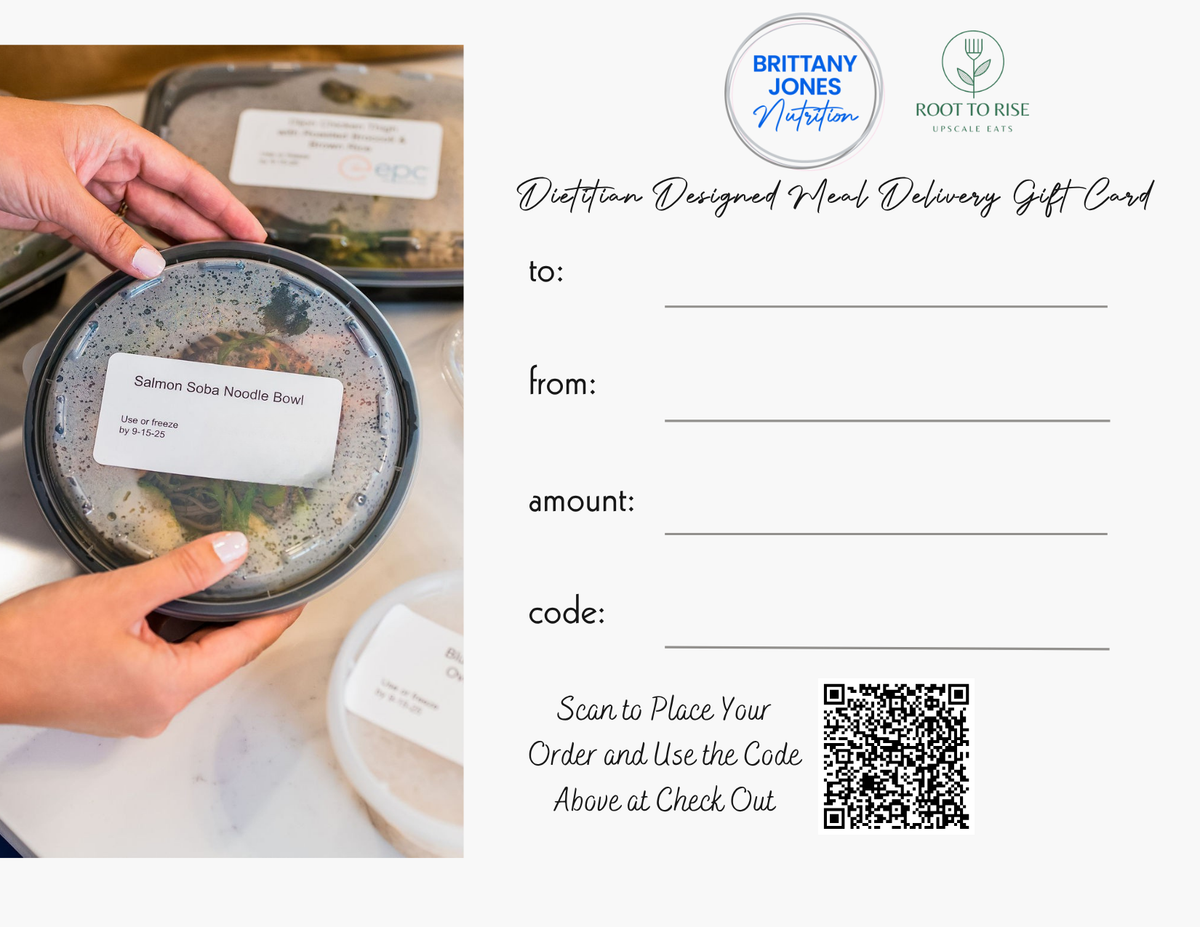 Dietitian Designed Meal Delivery Gift Card