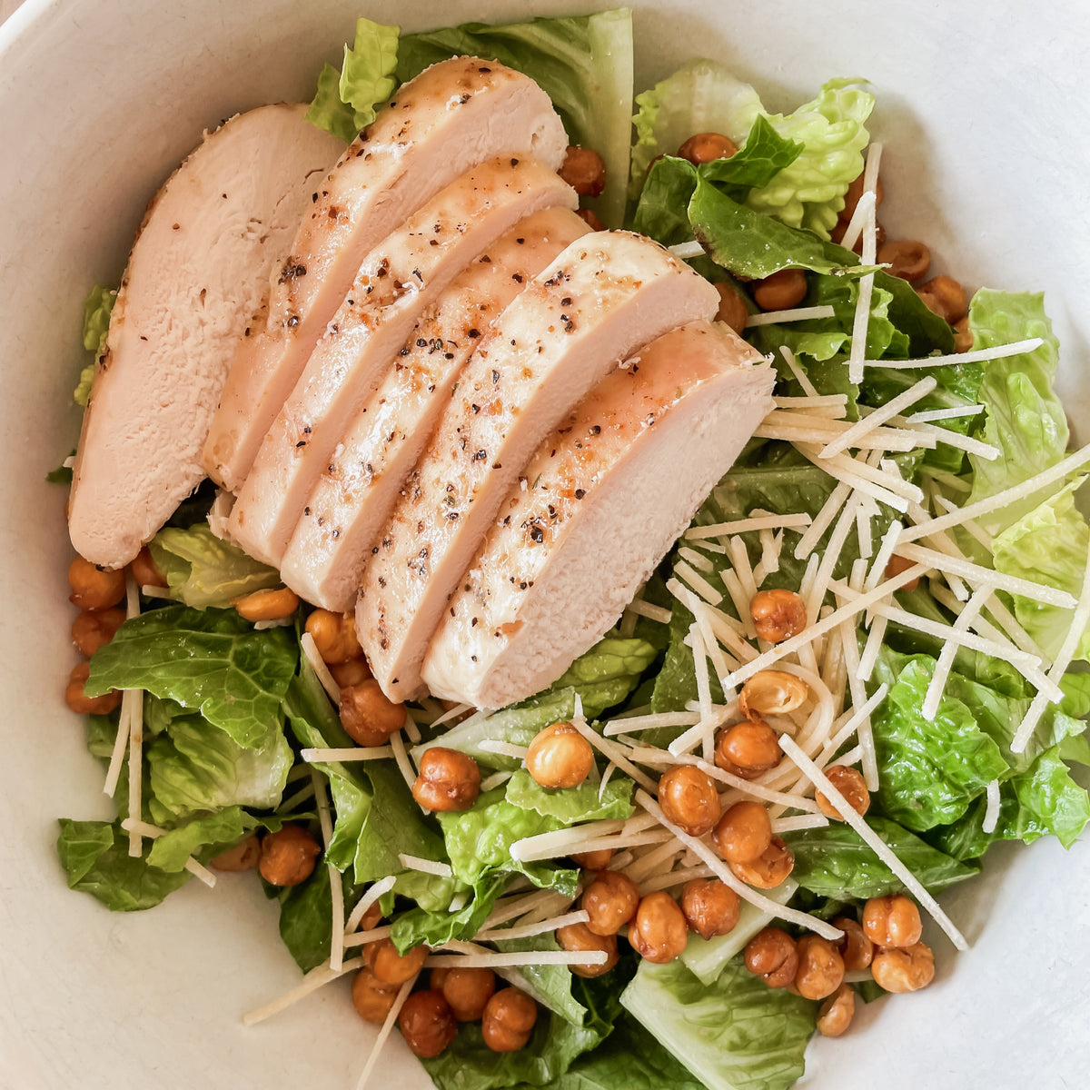 Crispy Chickpea Caesar Salad
