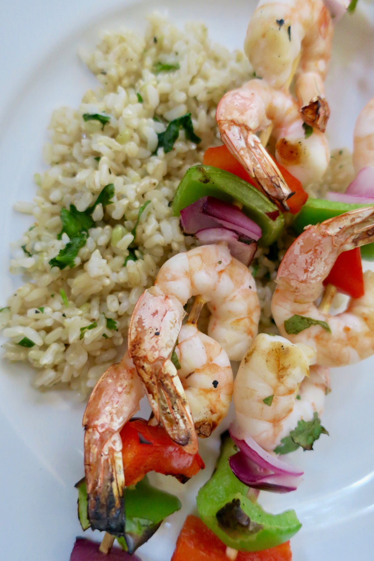 Tequila Lime Shrimp Kabobs with Veggies
