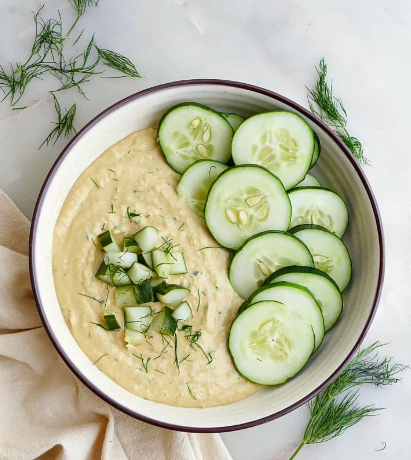 Cucumbers & Hummus