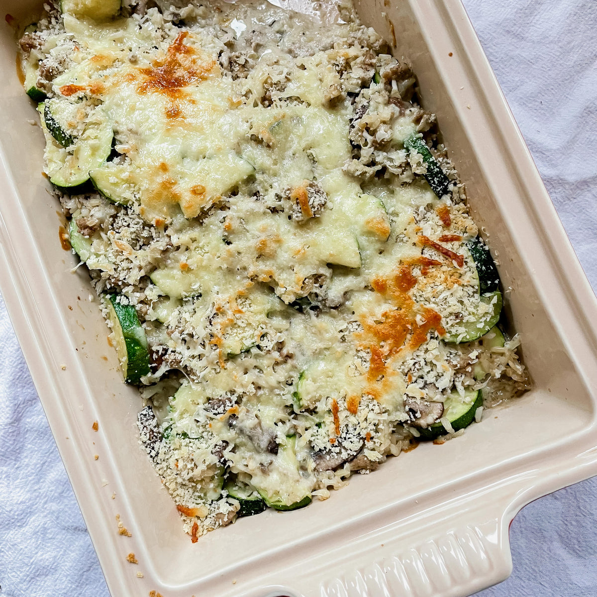 Turkey, Veggie, and Brown Rice Bake