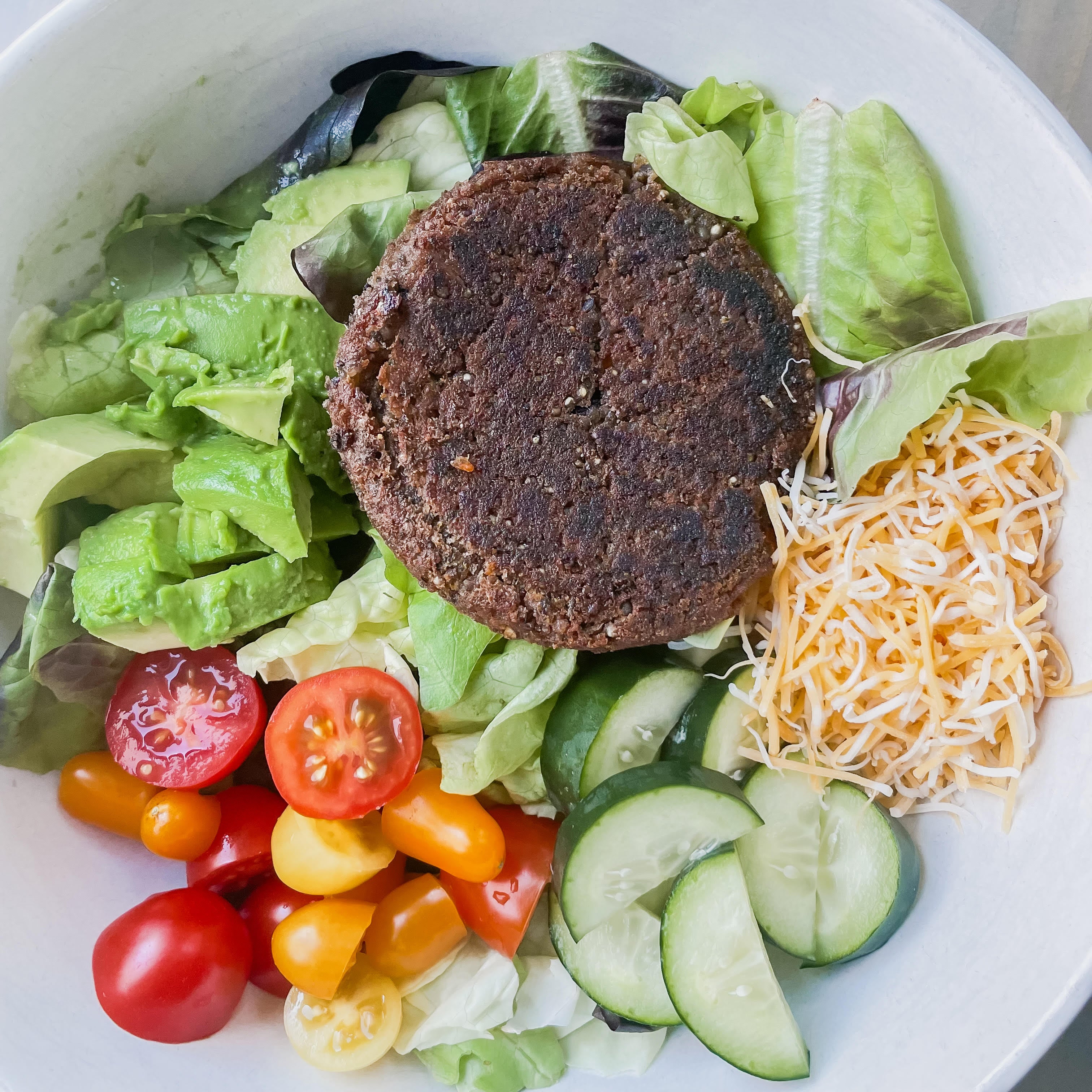 Veggie Burger Salad – Brittany Jones Nutrition Group