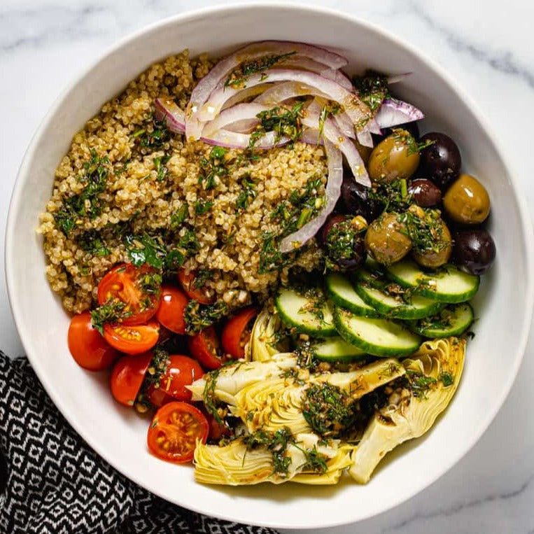 Greek Salmon Bowl