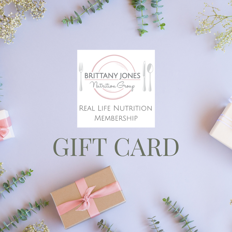 Real Life Nutrition Membership Gift Card