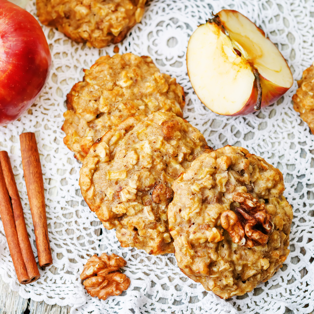 Apple Spice Oatmeal Breakfast Cookies (4)