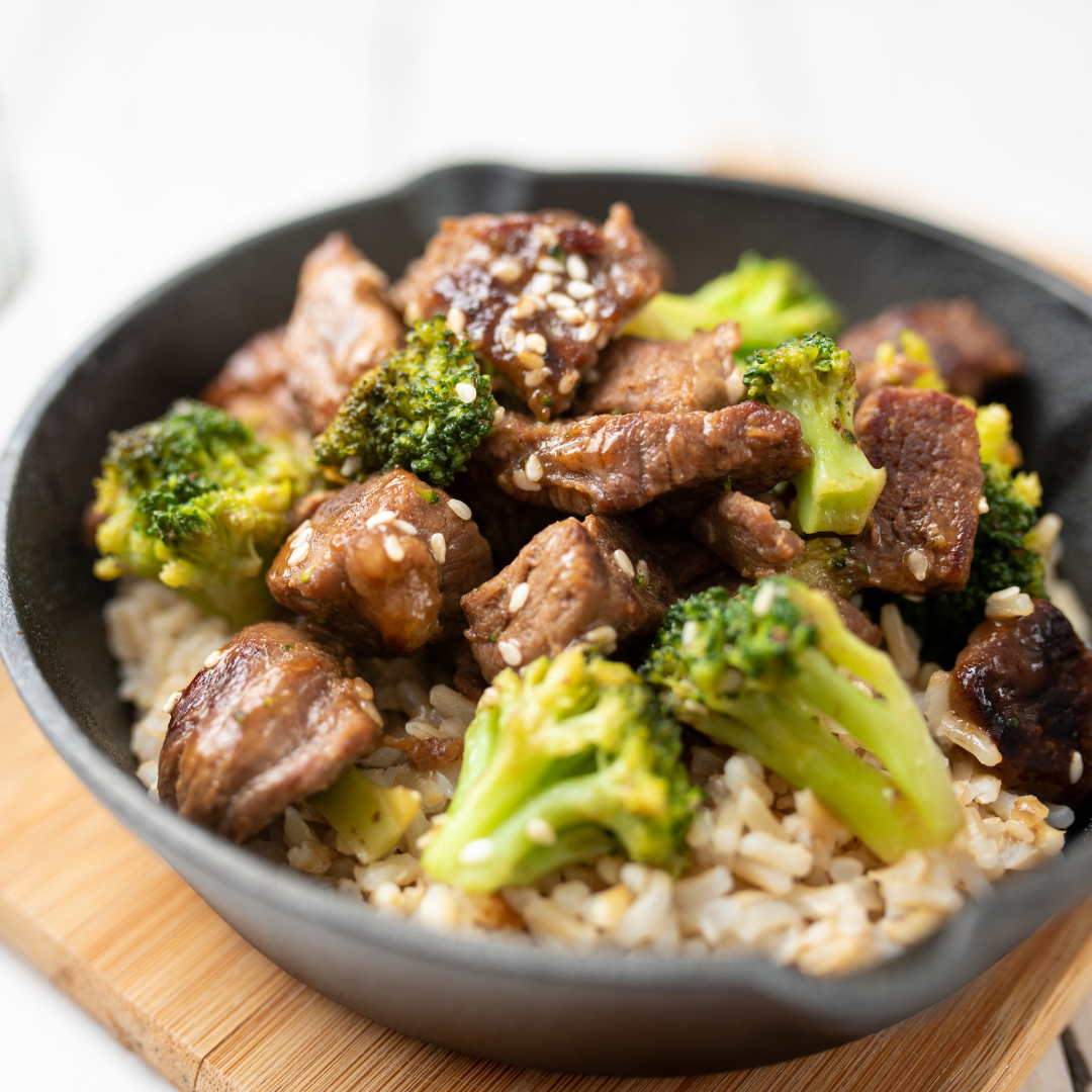 Beef & Broccoli with Brown Rice