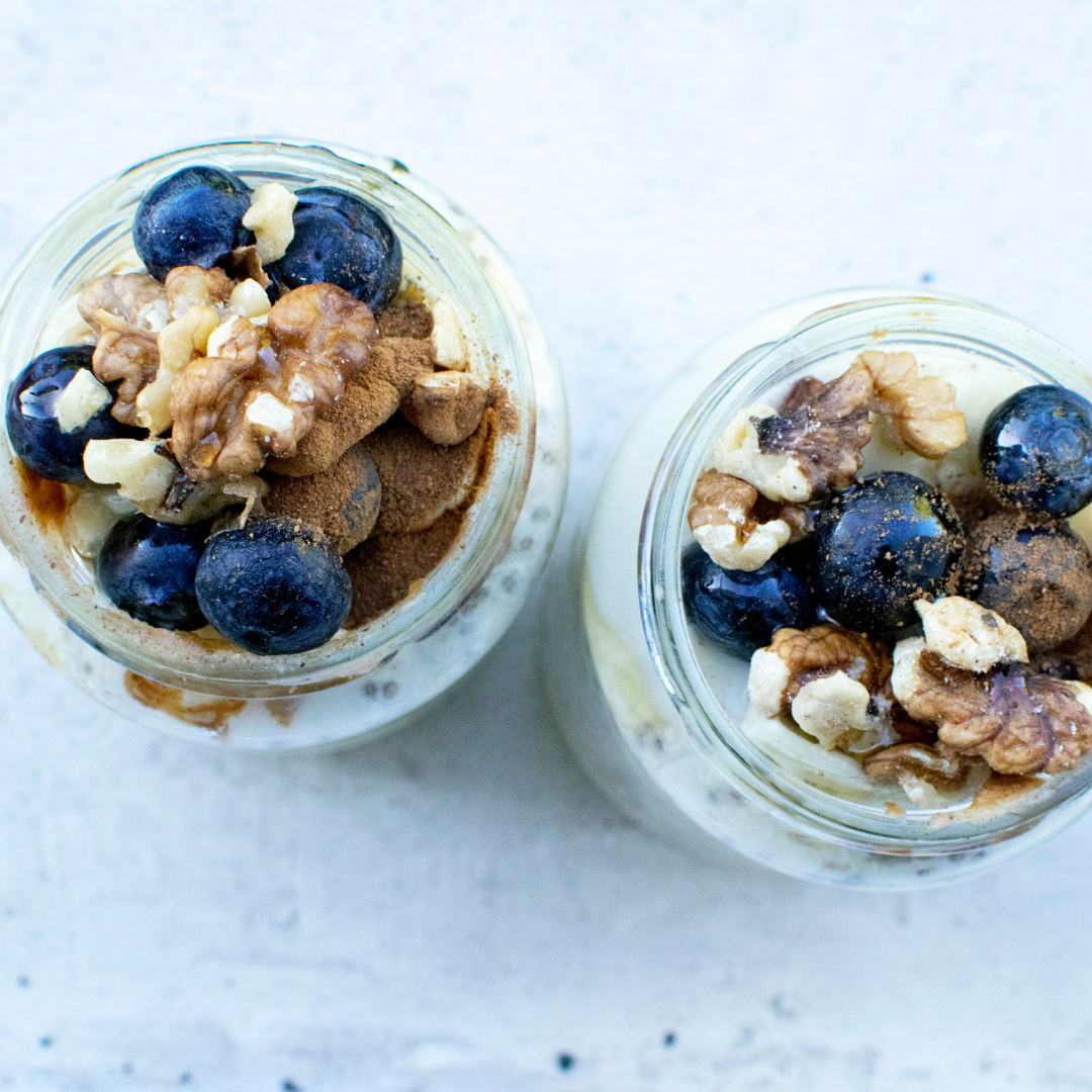 Blueberry Walnut Overnight Oats