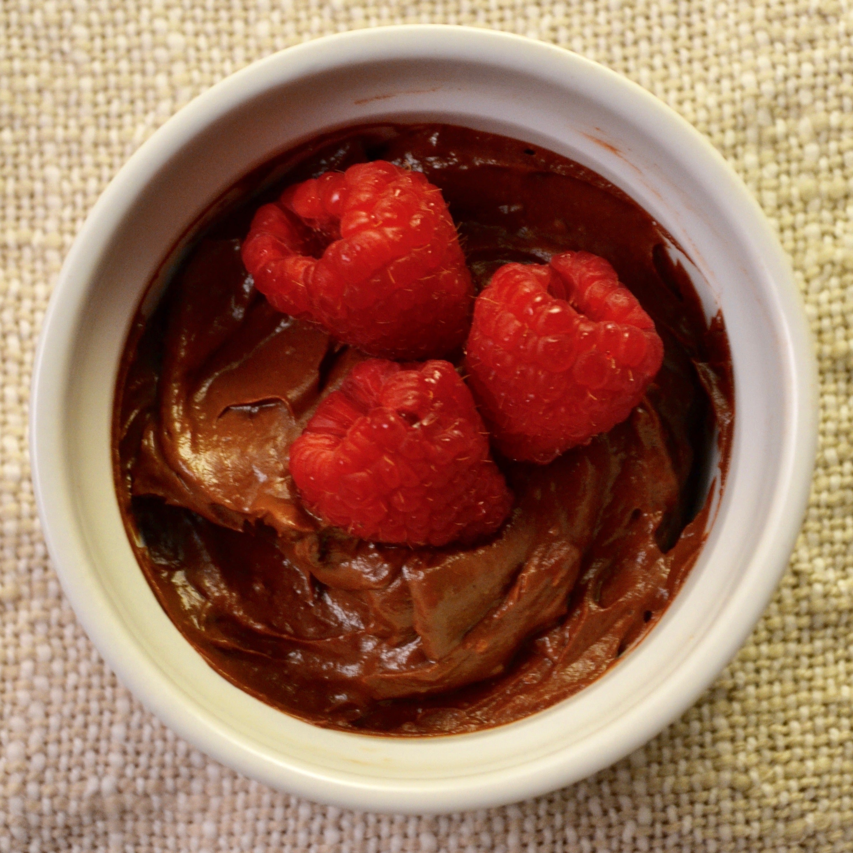 Avocado Chocolate Mousse with Raspberries – Brittany Jones Nutrition Group