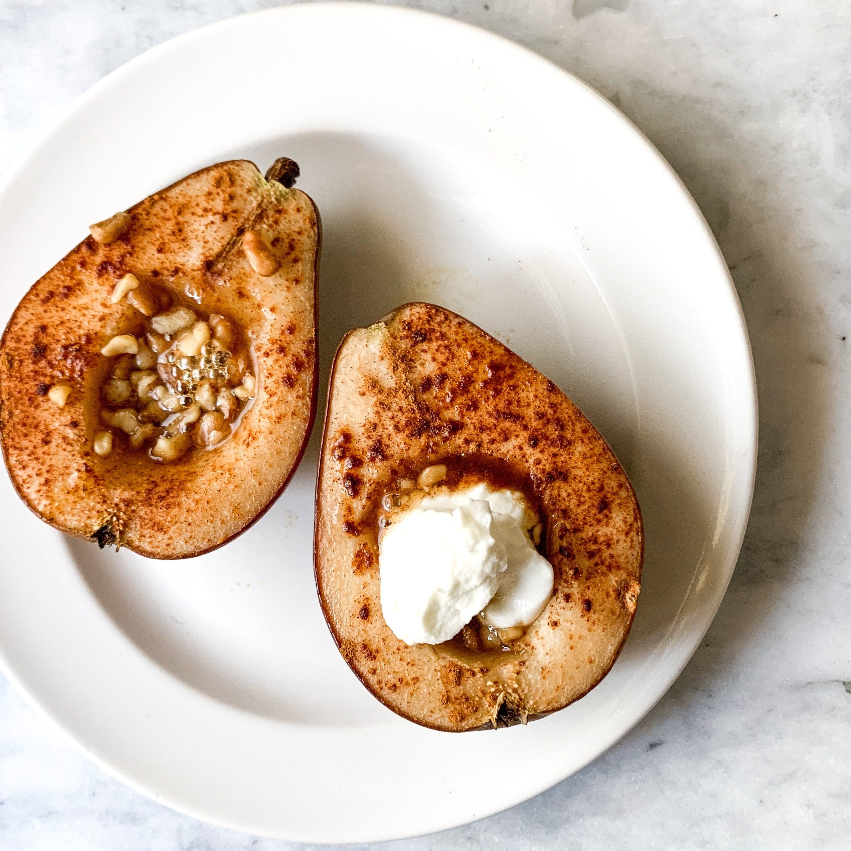 Maple Walnut Baked Pears – Brittany Jones Nutrition Group