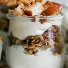 Pear & Pumpkin Seed Yogurt Parfait